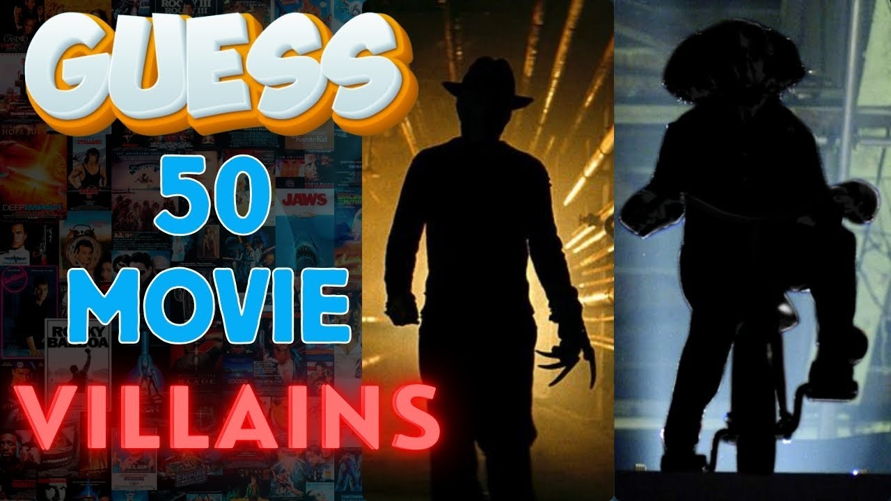 Guess the Movie Villain Quiz &brvbar; How many Villains and Films can you guess from just the silhouette?