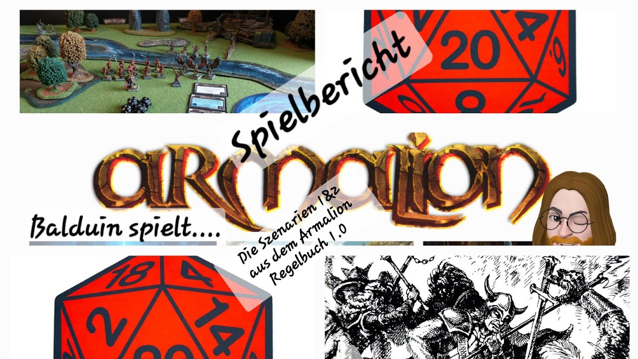 04 #Armalion #retro #Spielbericht Szenario 1&2 aus dem 1.0  Regelbuch / & Blick in 