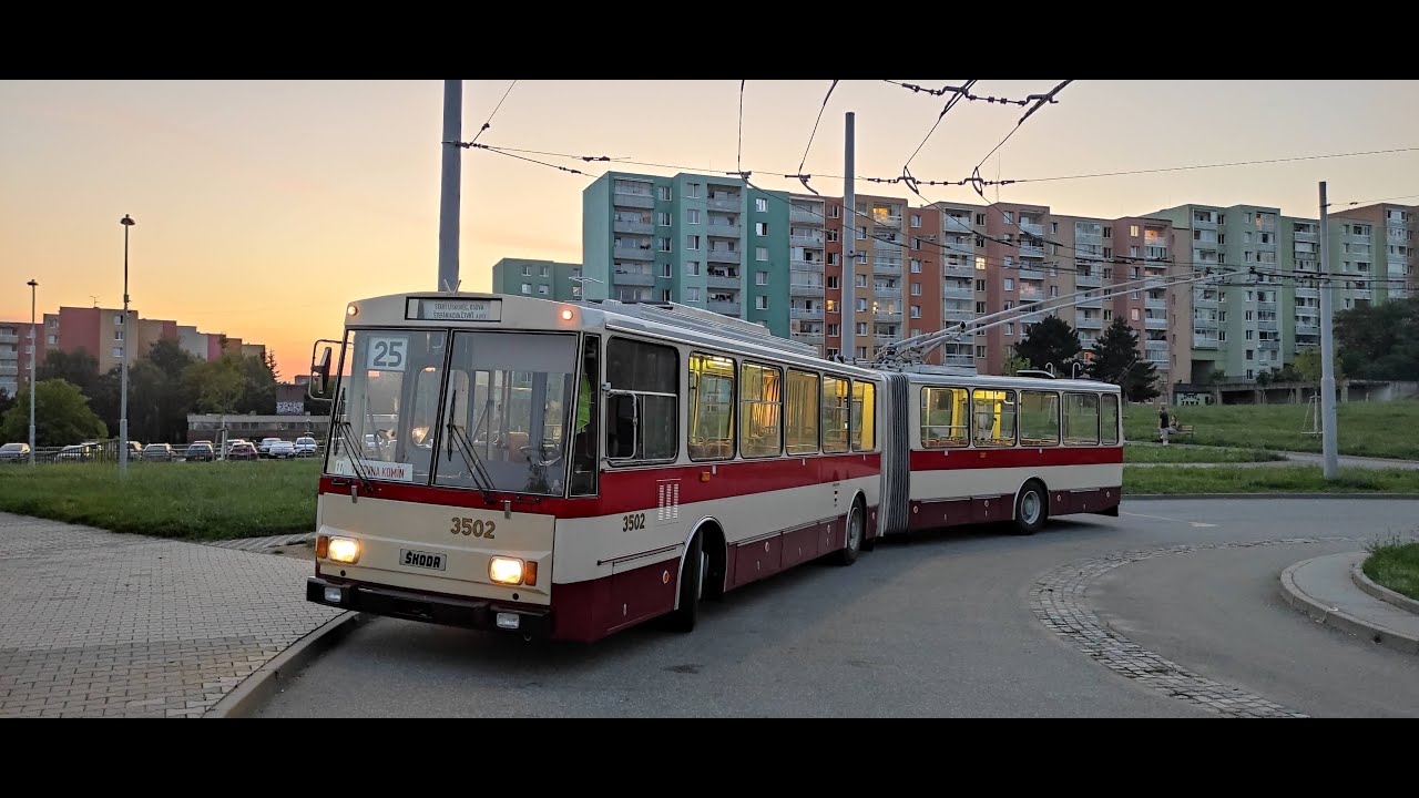 DPMB - ŠKODA 15 Tr ev.č. 3502 z Osové do vozovny Komín a odstavení