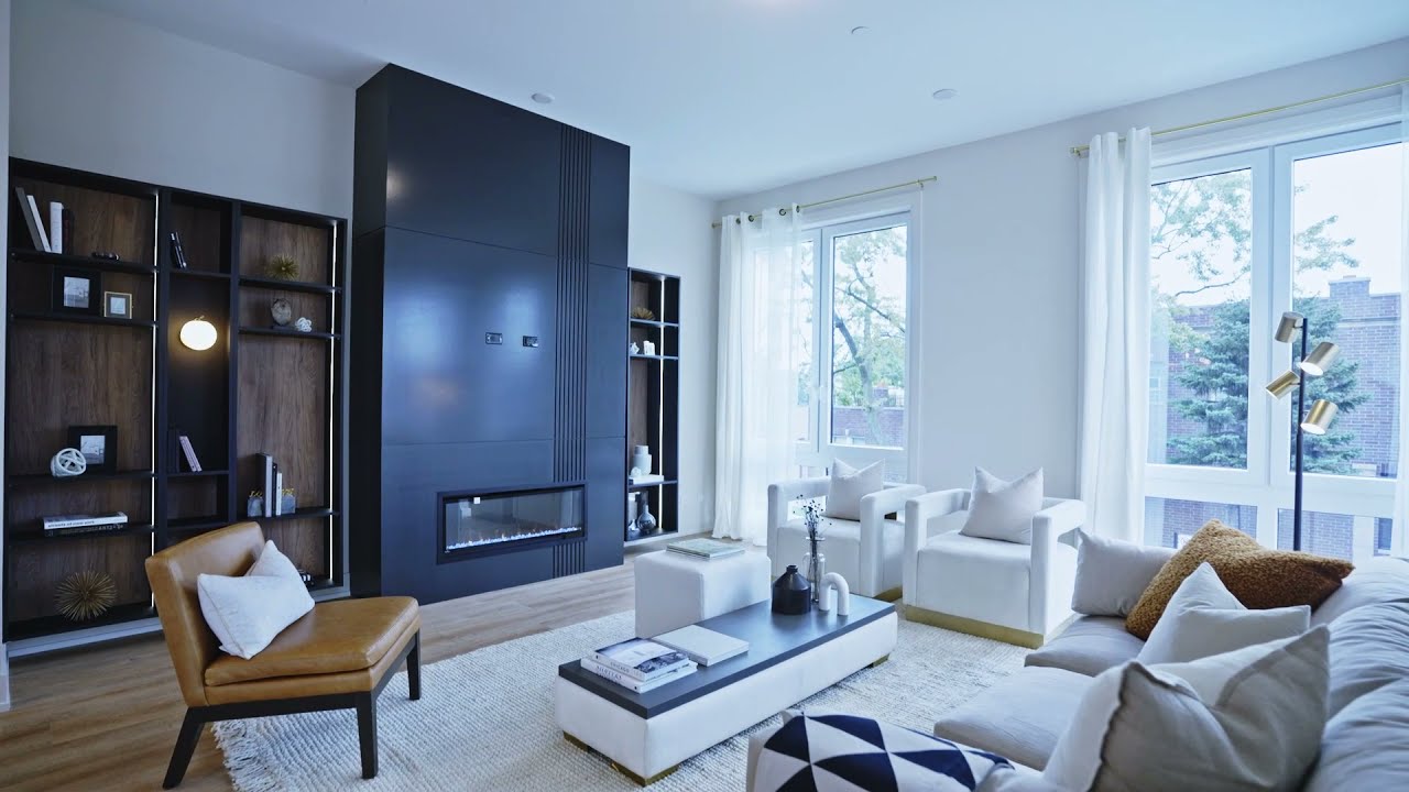 Tour this $6,500/mo Luxury Chicago Townhome in the Private Gated Avondale Community | Chicago, IL