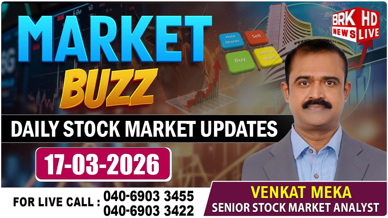 🔴LIVE : MARKET BUZZ | Daily Stock Market Updates || BRK News