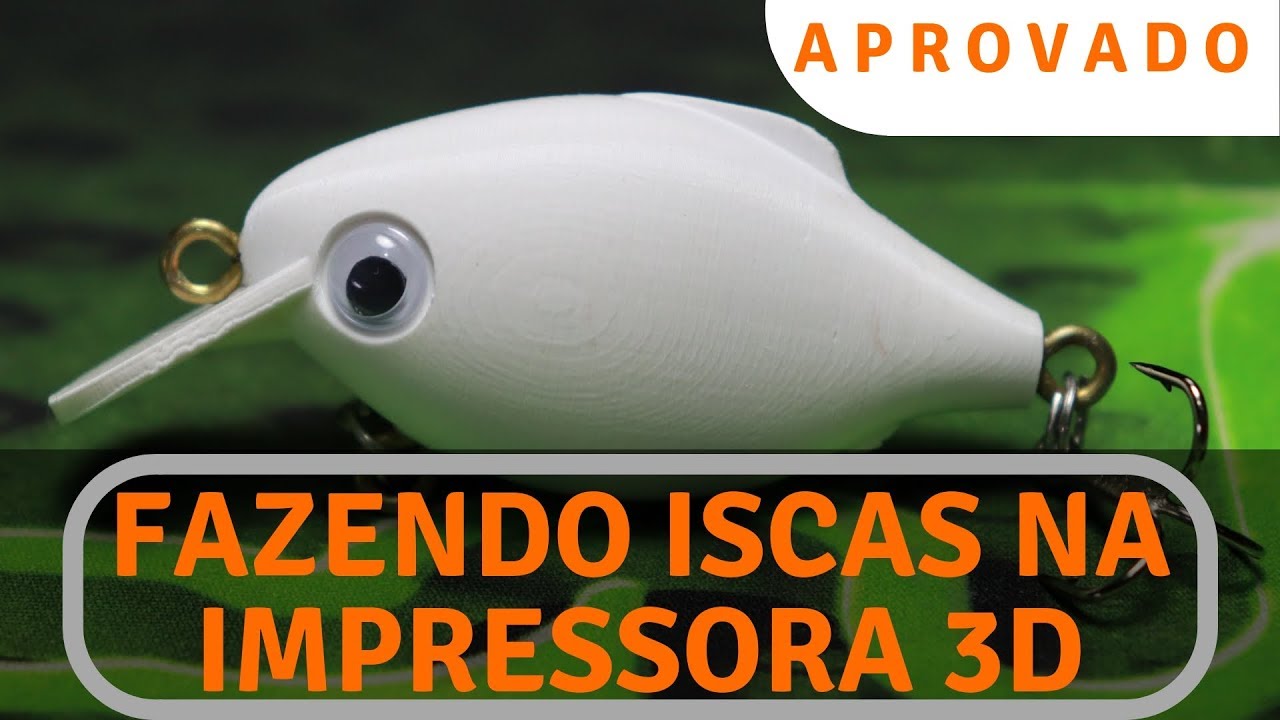 ISCA ARTIFICIAL EM 3D - VEJA COMO É FEITO #3DMAKERLURE