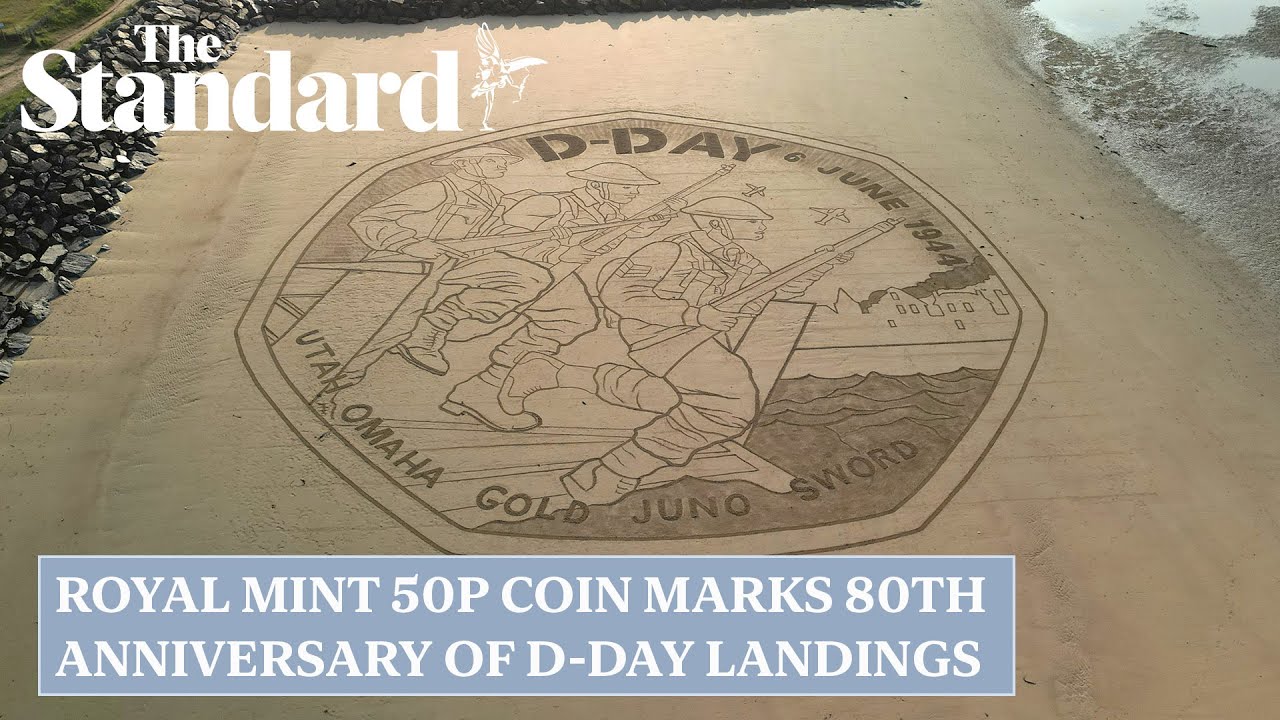 Royal Mint 50p coin marks 80th anniversary of D-Day landings