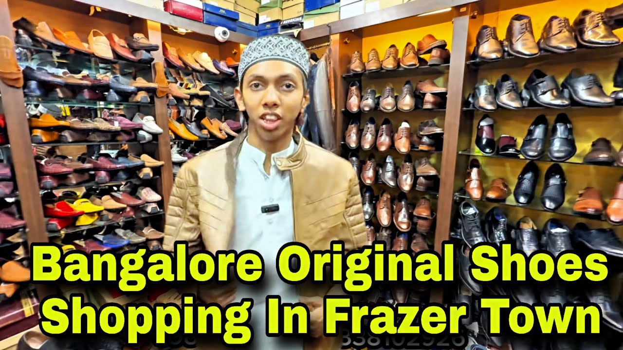 Bangalore Frazer Town Jacket Wholesale Market  🔥| Pure Original Leather Shoes, Bags, Accessories