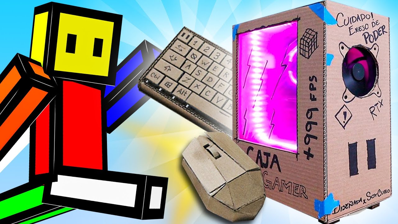 FABRIQU&Eacute; un SET-UP de CARTON para GRABAR este VIDEO