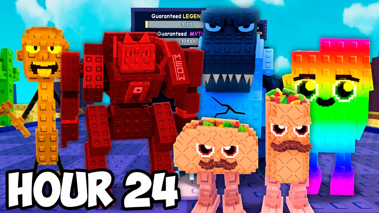 Мы провели 24 ЧАСА в ПУСТЫНЕ БИОМА в Plants vs Brainrots