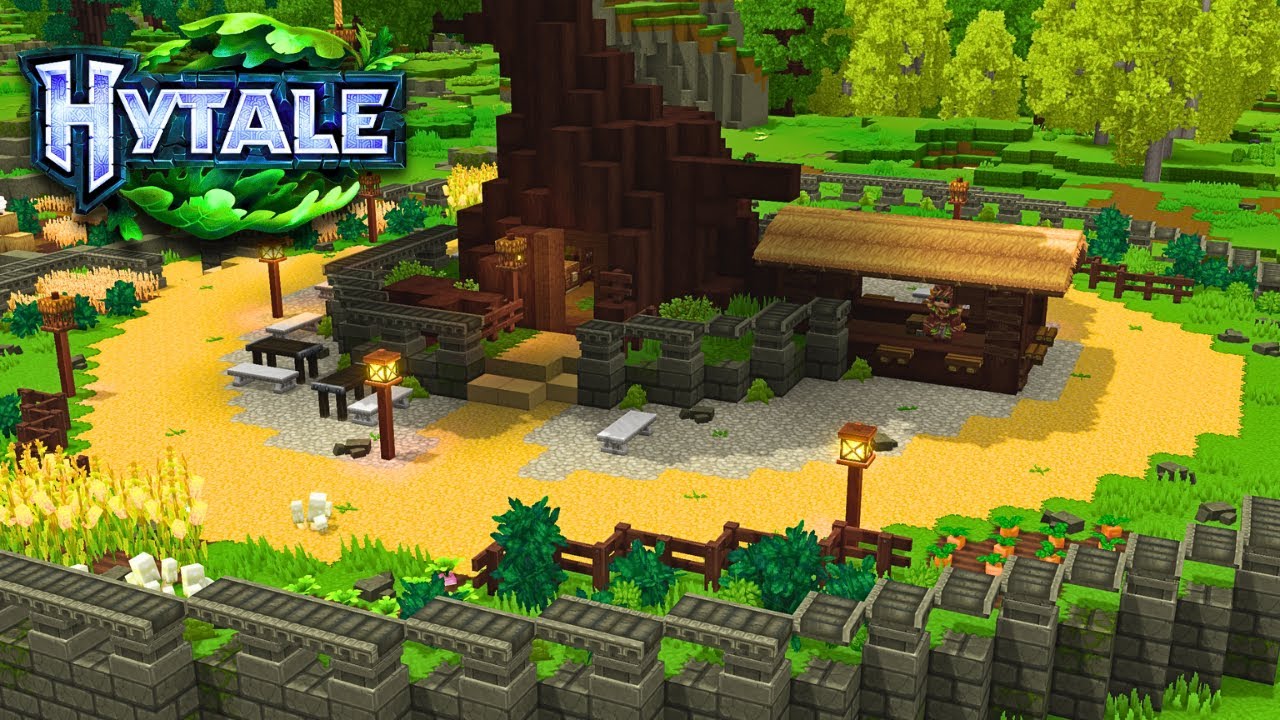 I Transformed this Village in Hytale