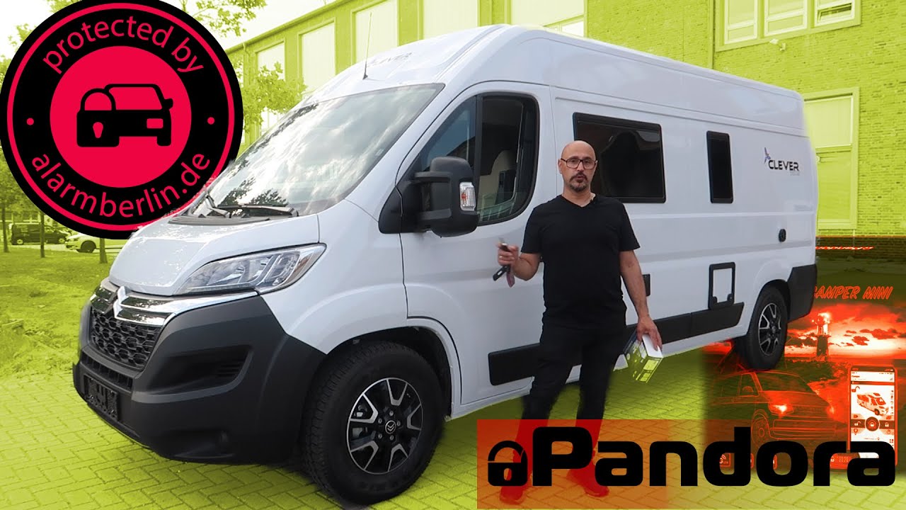 Pandora Camper Mini - Optimale Alarmanlage im Wohnmobil | Citröen | Fiat | Renault