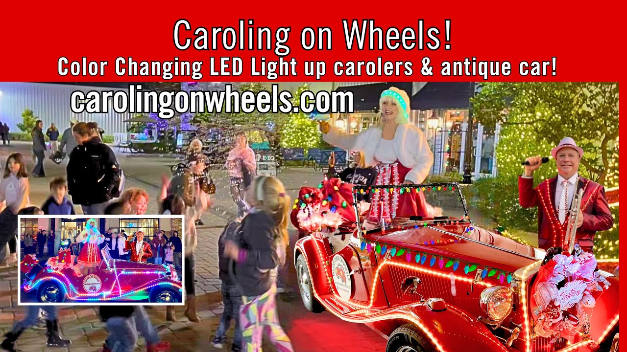 Christmas Carolers Jacksonville, Florida. Holiday entertainers for hire, light up performers & car