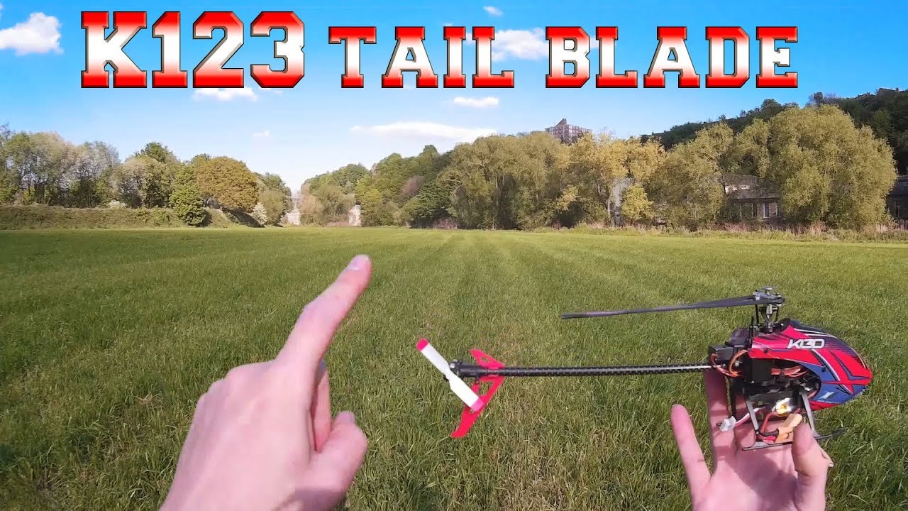 K130 - K123 Tail Blade Testing