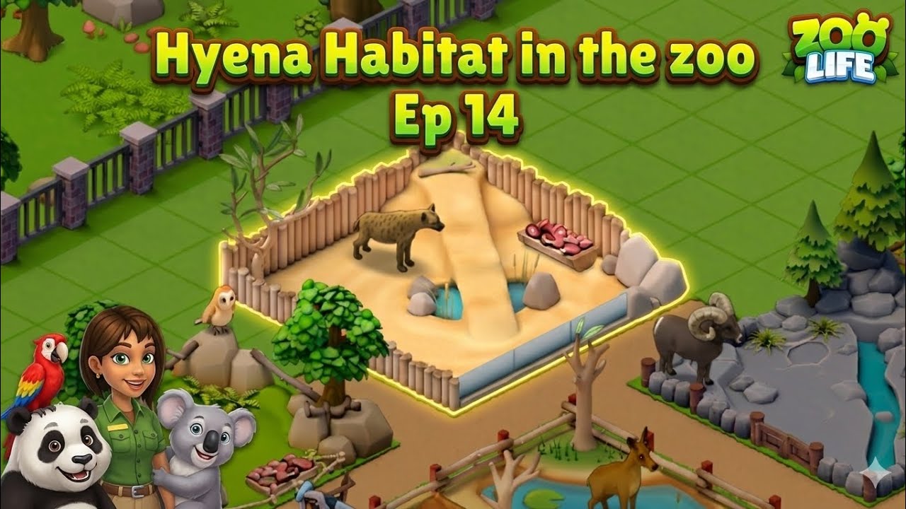 UNLOCKING HYENAS! 🐾 Level 20 Update & New Shops - Zoo Life Ep 14