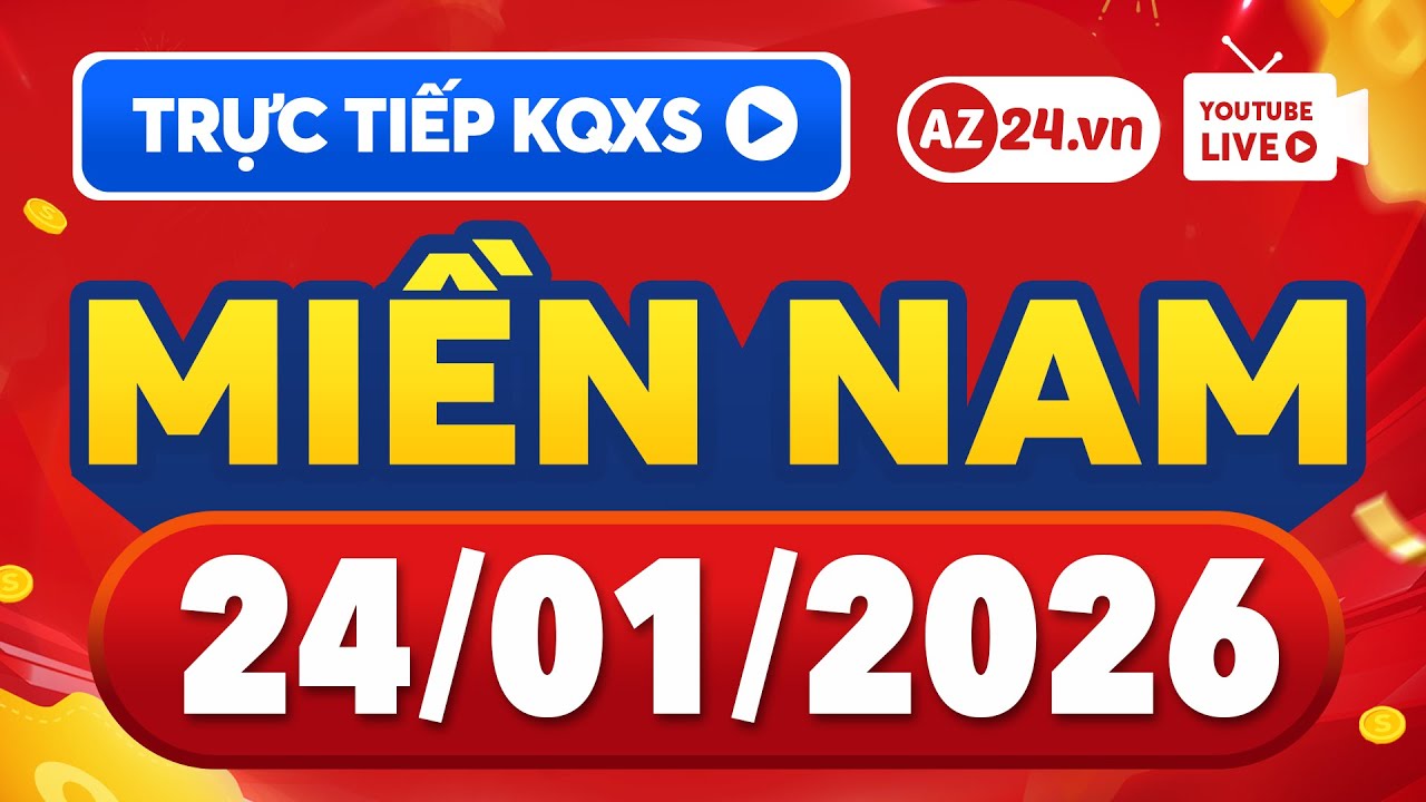 🔴 Trực tiếp Xổ số miền Nam hôm nay thứ 7 - XSMN 24/1/2026 - SXMN - KQXSMN - KQ XS Miền Nam