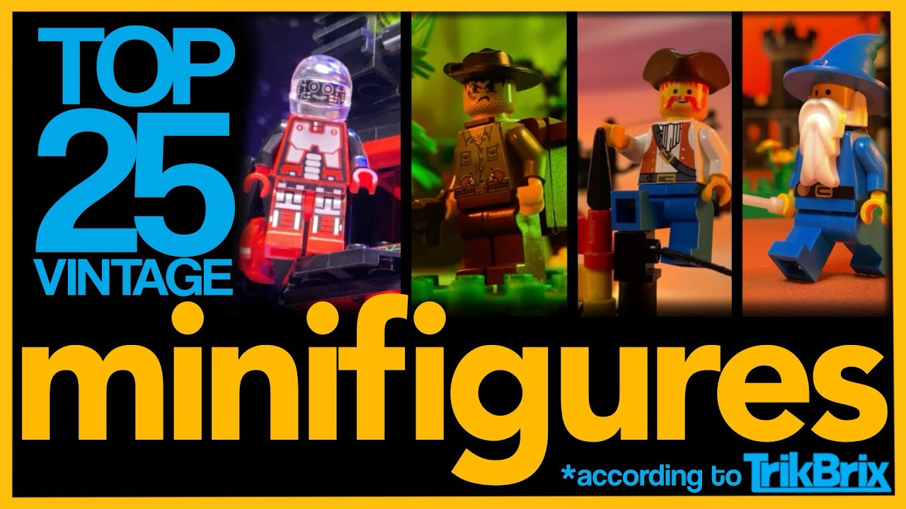 The Top 25 LEGO Minifigures of the 80s & 90s ~ According to TrikBrix