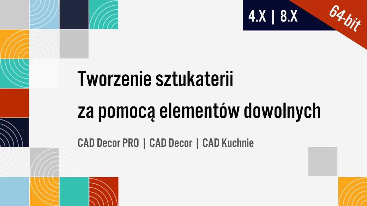 Tworzenie sztukaterii za pomocą elementów dowolnych