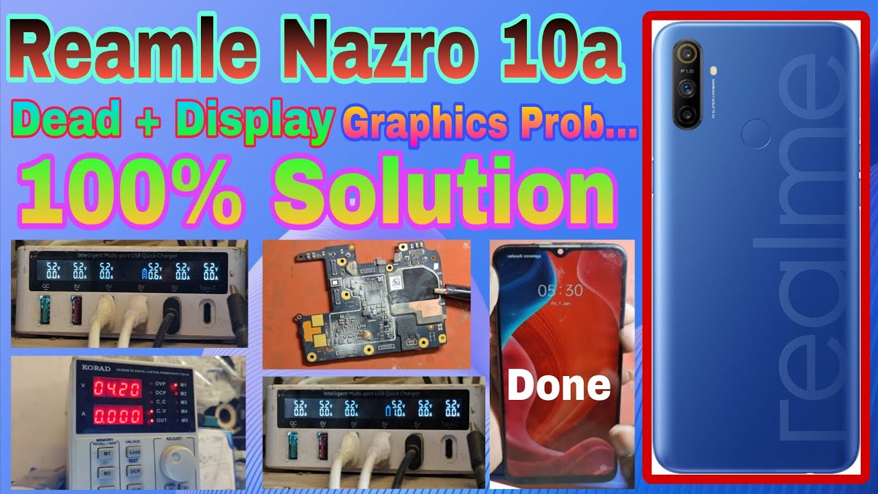 Reamle Nazro 10a Dead And Display Graphics Problem 100% Solution || All Model Dead Problem Solution 