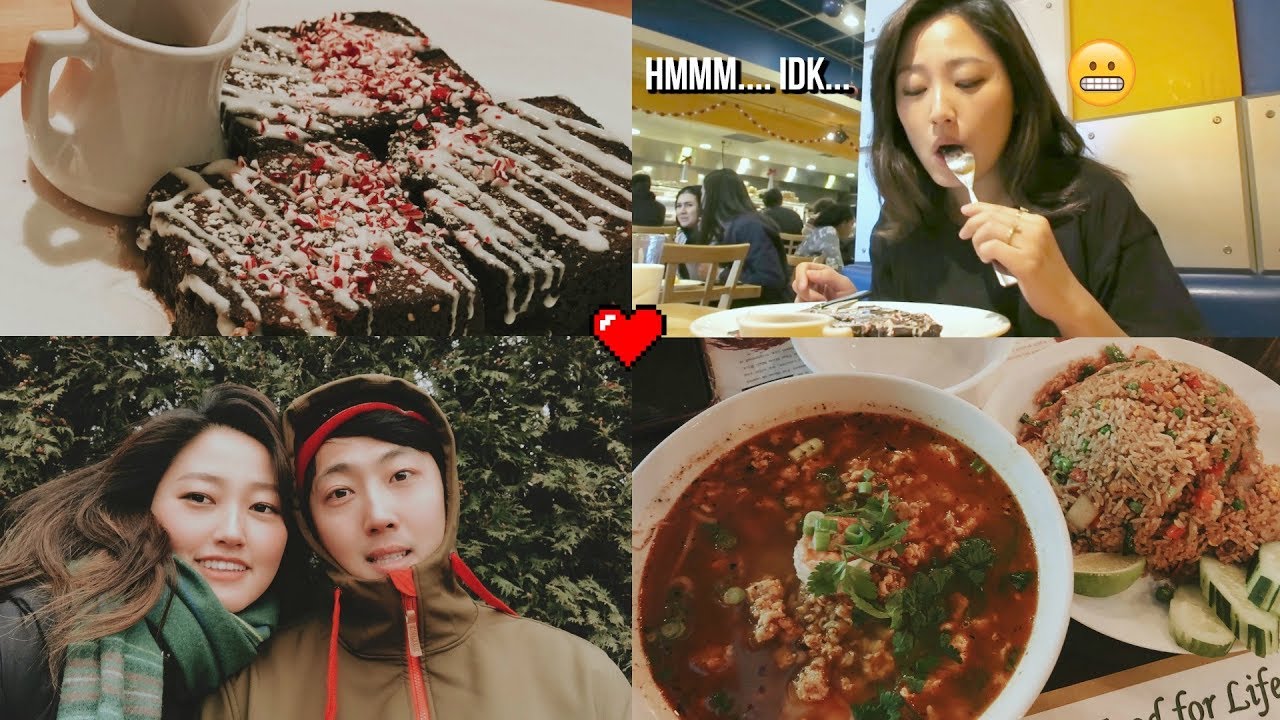 (mukbangVlog) PeppermintBark French toast(?!) + TomYum Noodle,Thai Fried Rice + Museum vlog!
