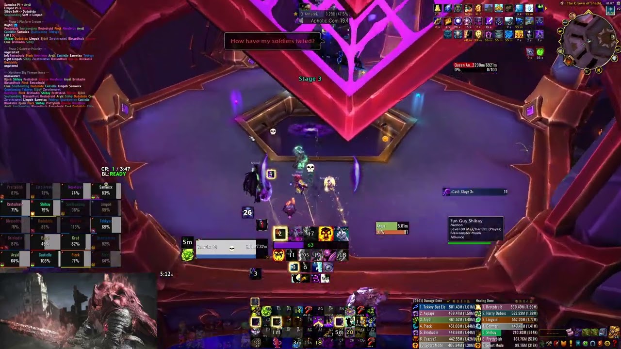 Motion vs Mythic: Queen Ansurek - Shadow Priest PoV