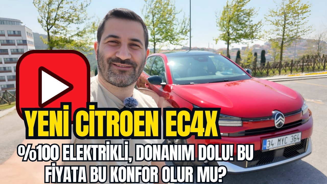 %100 Elektrikli ve Bu Kadar Donanımlı! Citroen eC4X Fiyat-Performans Canavarı mı?