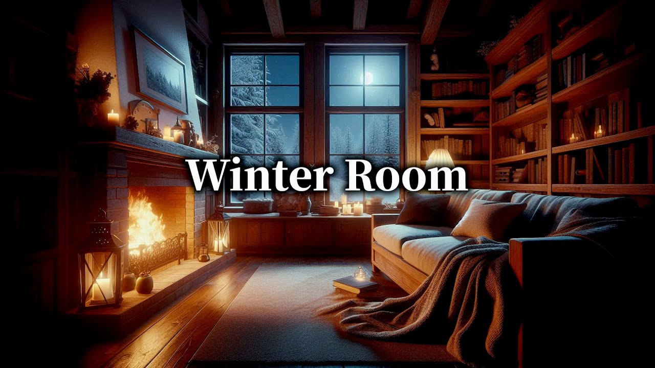 Winter Room ❄️🔥 | Soft Piano Music for Relaxing, Studying & Sleep (1 Hour)