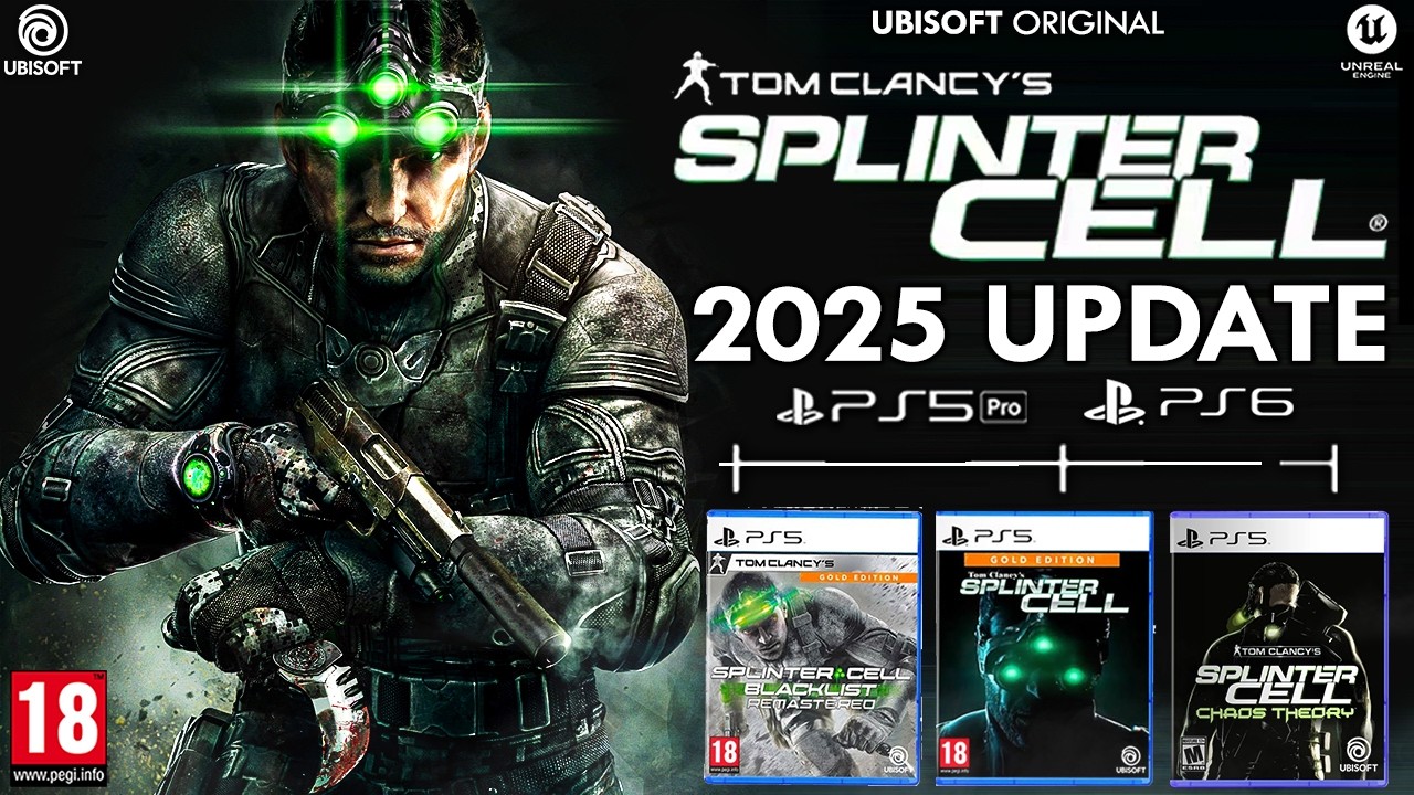 Splinter Cell™ (PS5) НОВОЕ ОБНОВЛЕНИЕ 2025! Следующая игра, ремейки, ремастеры, анонсы и новые се...