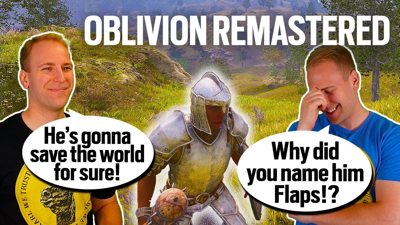 KARL DANE TRIES THE ELDER SCROLLS IV OBLIVION FOR THE FIRST TIME!