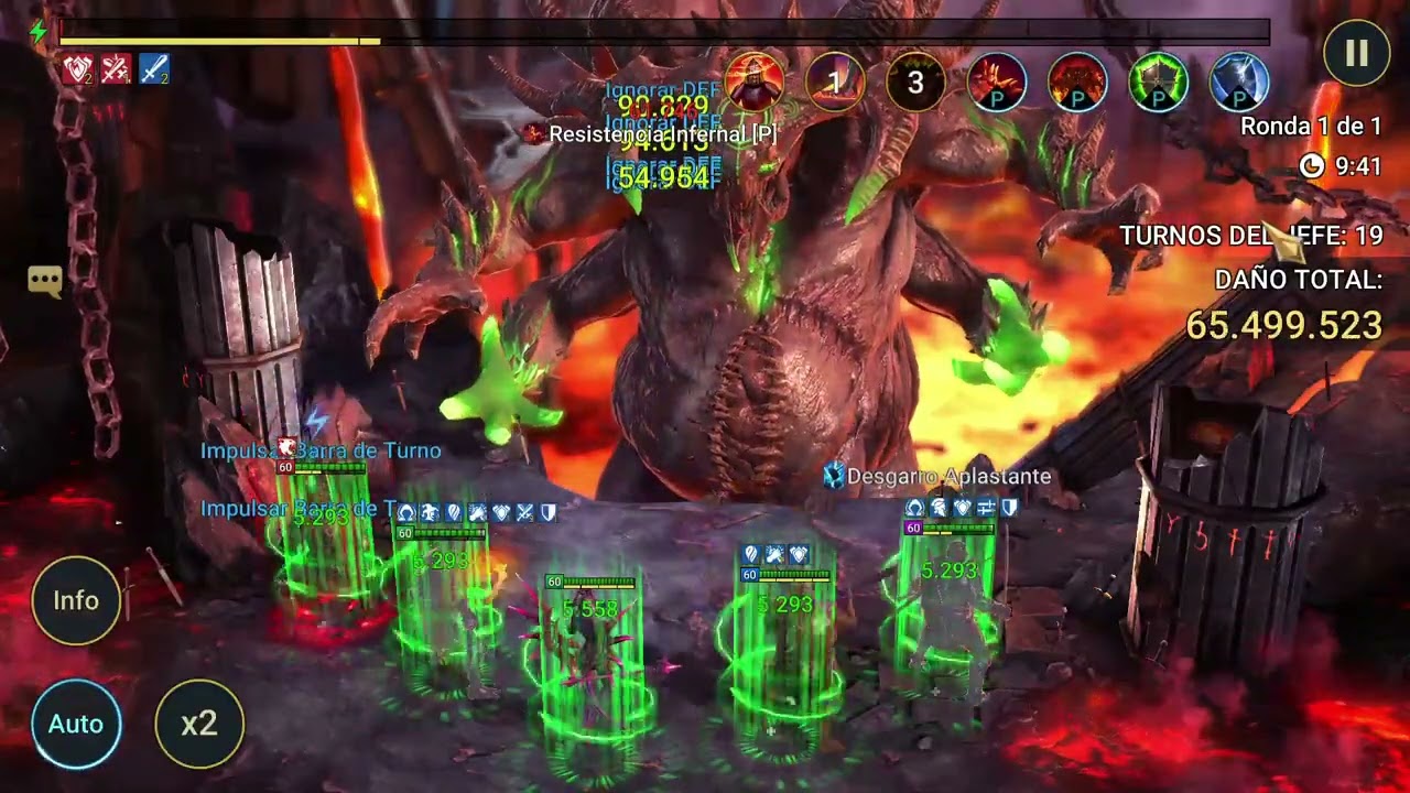 Tortugas y Lilitus en Boss de Clan