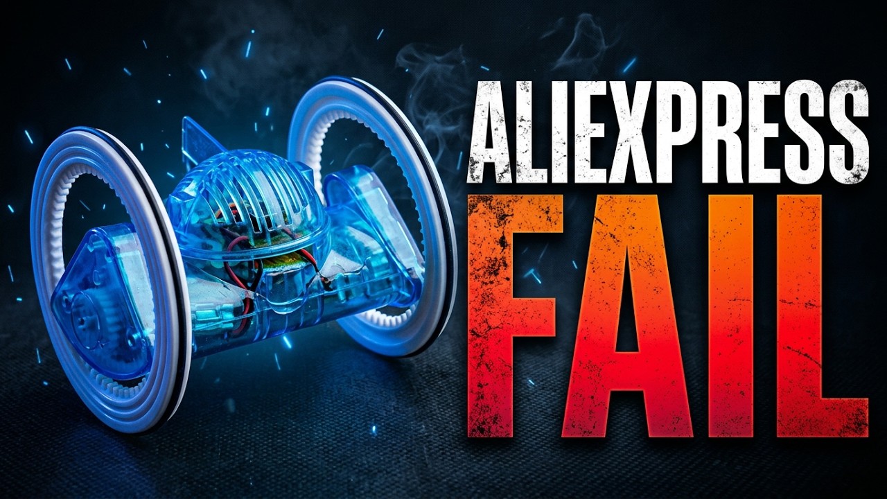 Сломанная робот-машинка c Aliexpress