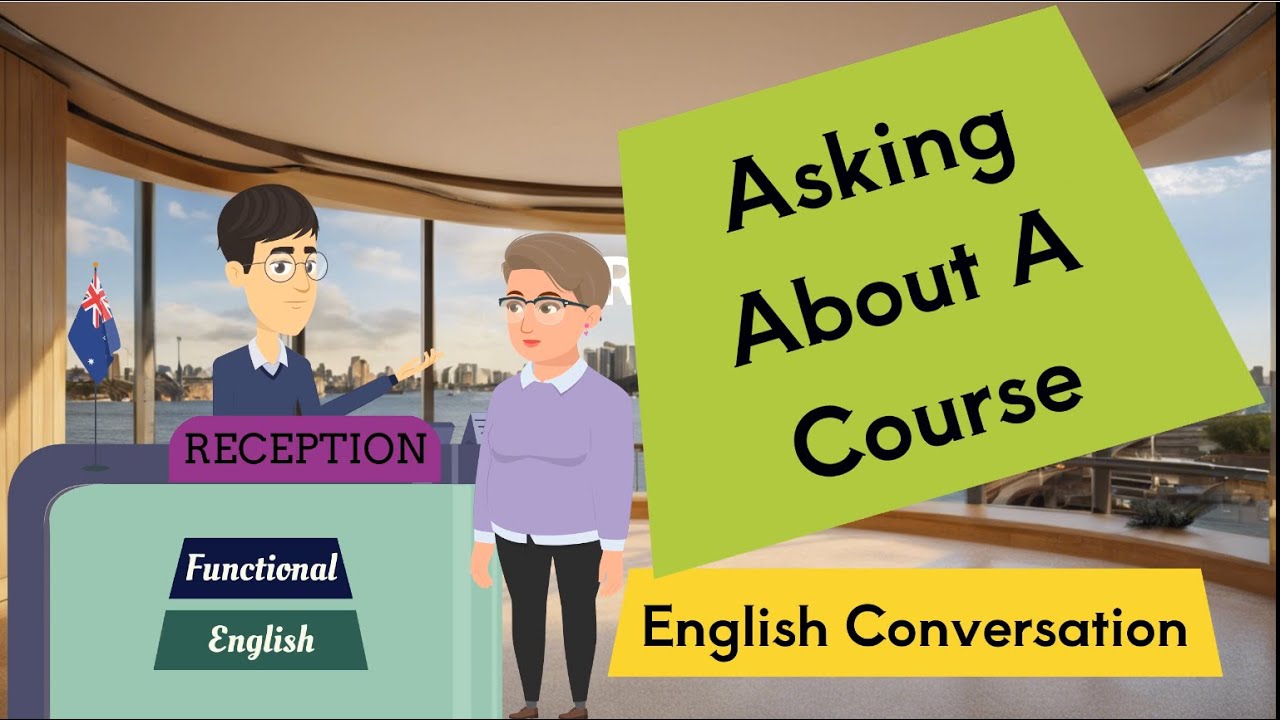 Asking About a Course in English  | Easy Dialogue for Beginners #amep #eslactivities