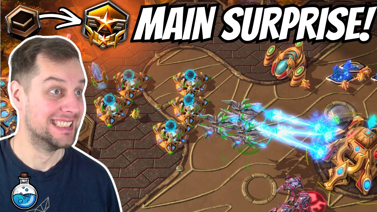 I made a Surprise in his MAIN BASE! | Void Rays Only to Grandmaster #3 StarCraft 2
