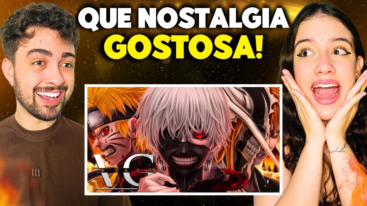 Kaneki, Naruto e Ichigoᴿᴬᴾ Feat. ‪@Tauz‬ , ‪@felicinharock‬ e ‪@TKRAPS‬ | Monster | VG BEATS React
