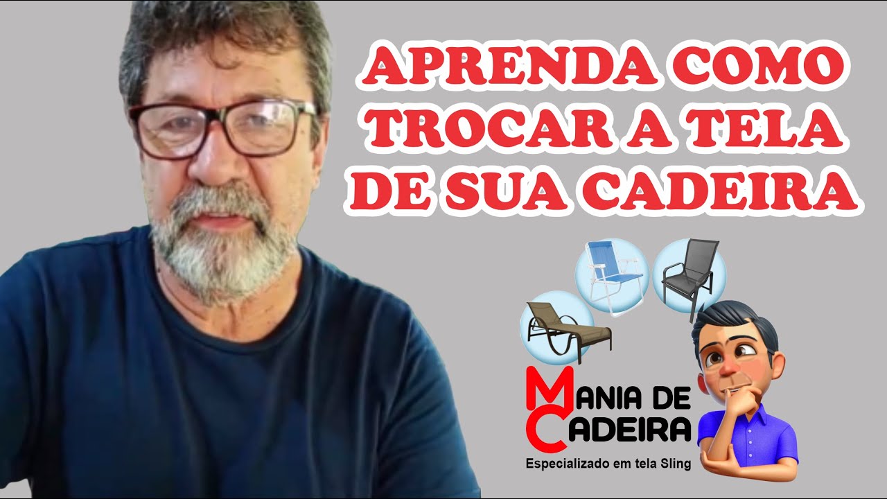 APRENDA A TROCAR TELAS DE CADEIRAS