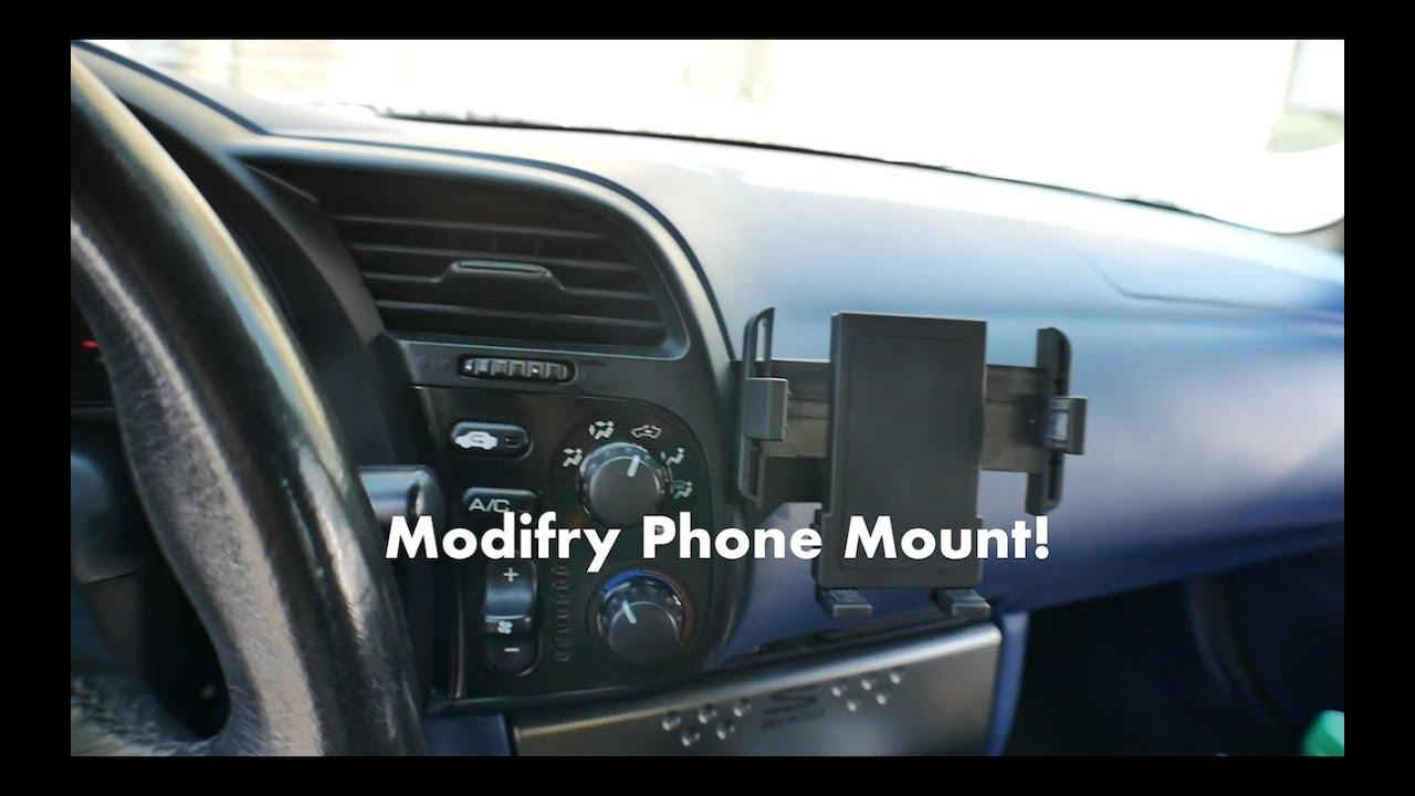 Installing the Modifry Phone mount in my S2000