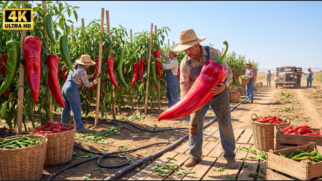 Inside the 5,000 Ton Rainbow Chili Plant – The HYPNOTIC Laser Sorting of Modern Pepper Production
