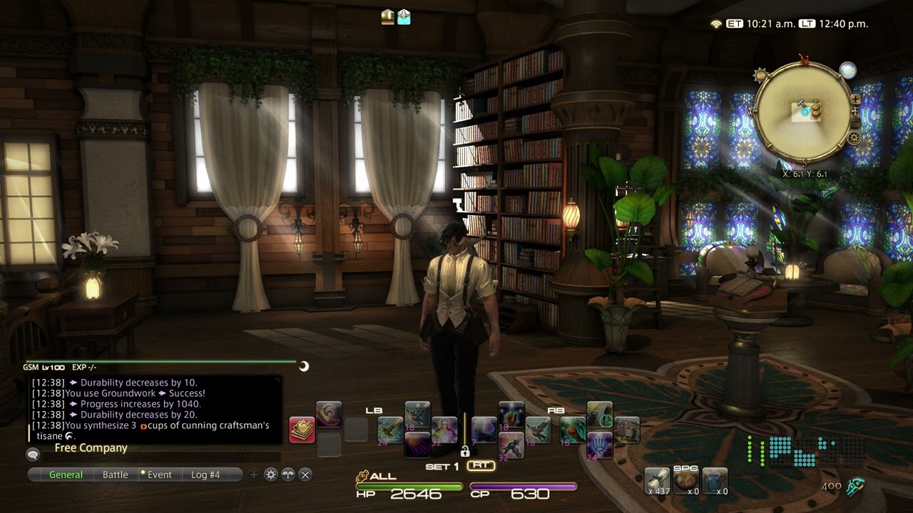 FFXIV - 710 crafting (old version, link to the new rotation below)