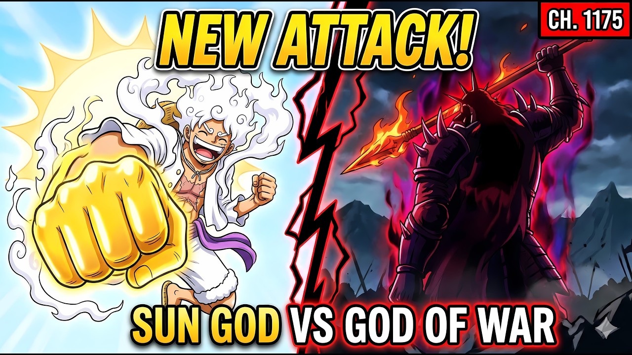 Luffy's NEW ATTACK! Sun God vs God of War Teased 🔥 One Piece 1175 Explained in Hindi