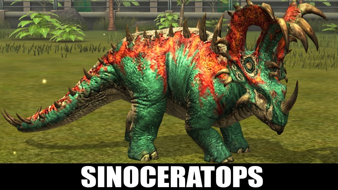 SINOCERATOPS MAX LEVEL 40 - Jurassic World The Game