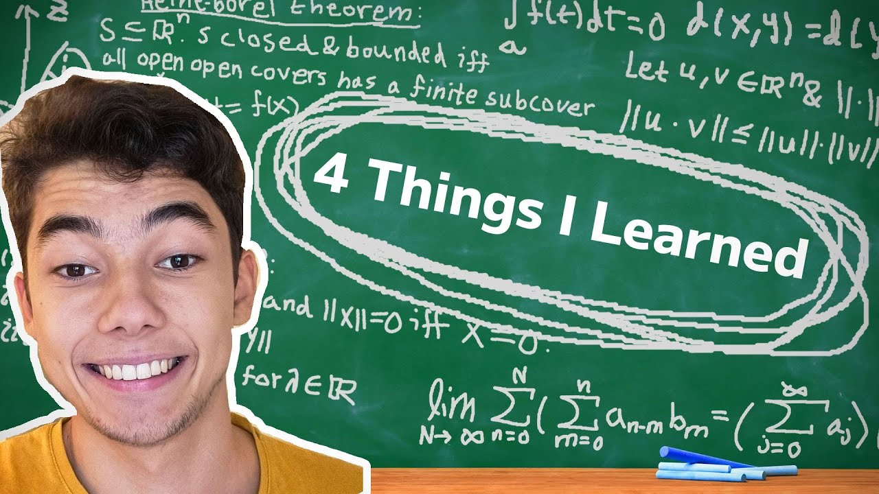 My First Year Studying Pure Mathematics at University