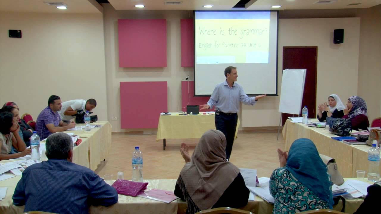 Tamas Lorincz - Teacher training for English for Palestine (grammar)