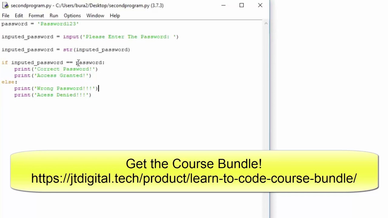 If, Else Statements | Learn to Code with Python #13
