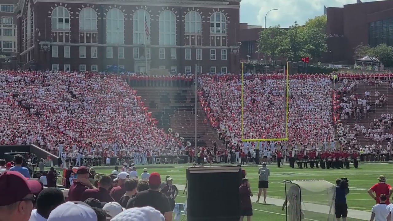 Cincinnati Bearcat Marching Band entering the field 9-2-23