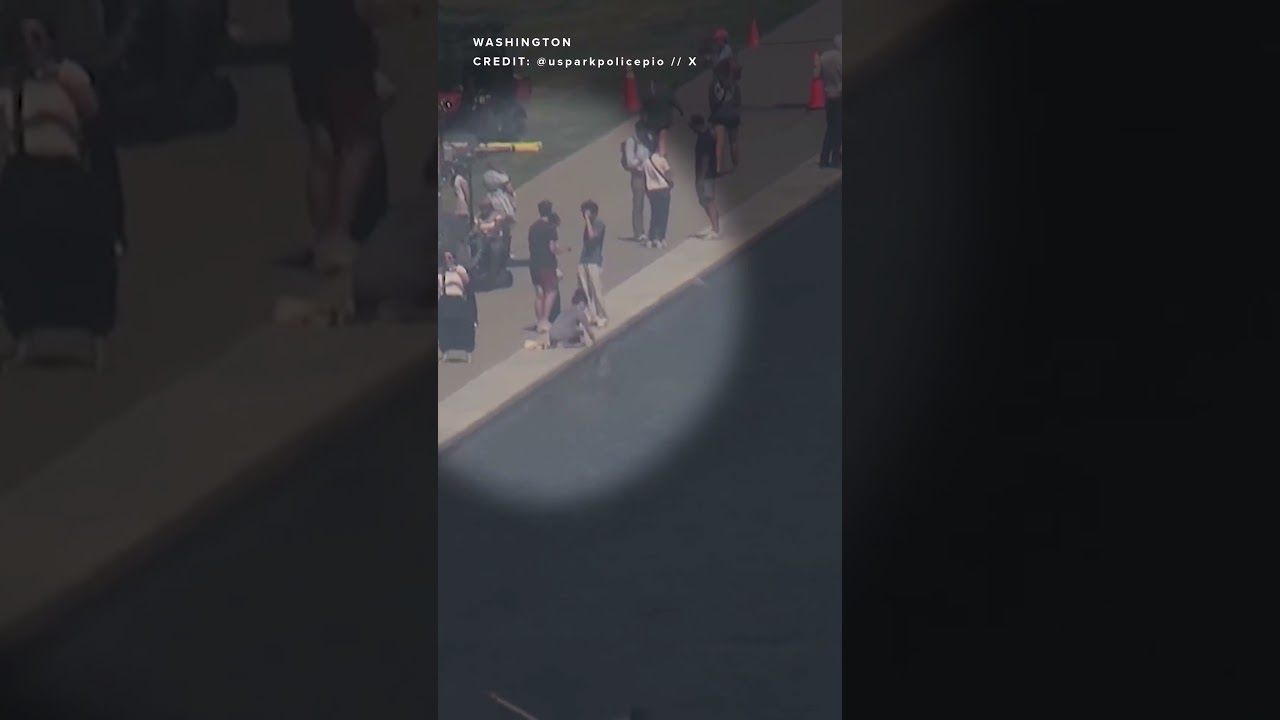 US Park Police trying to identify person videoed at Reflecting Pool amid investigation