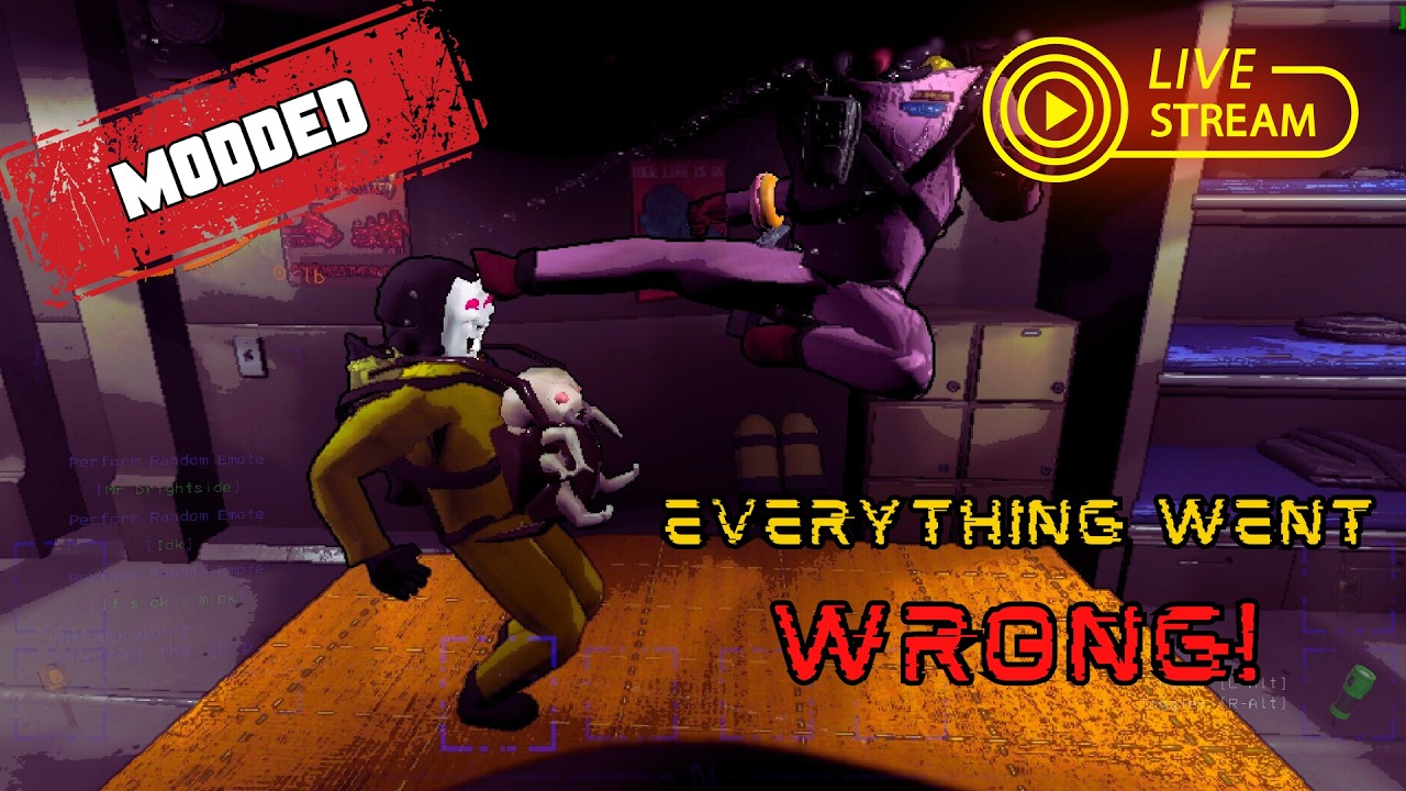 (Vertical) Live Modded Lethal Company: New Moons + Enemies = Pure Chaos — Chill Hangout Stream