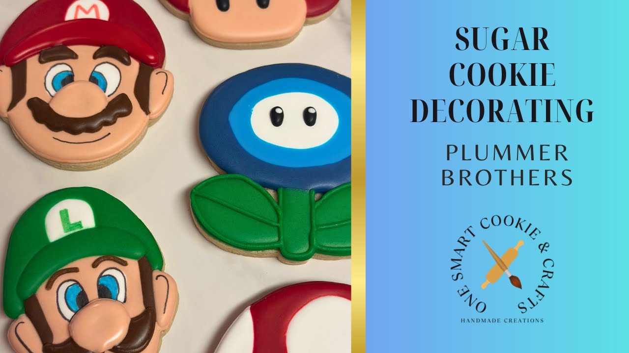 Level Up Your Cookie Game! 🎮 Mario Bros Cookie Decorating Tutorial 🍪 #cookiedecorating #sugarcookies