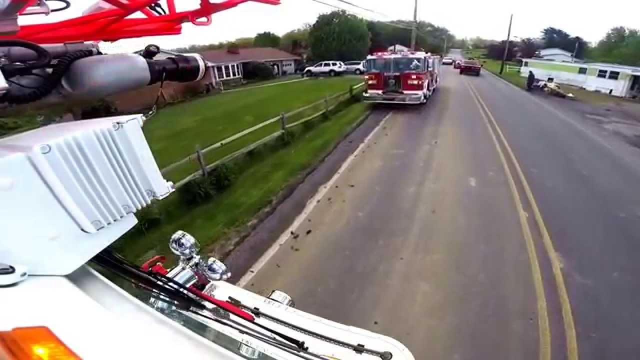 GoPro: Truck 3 responding to an outside fire