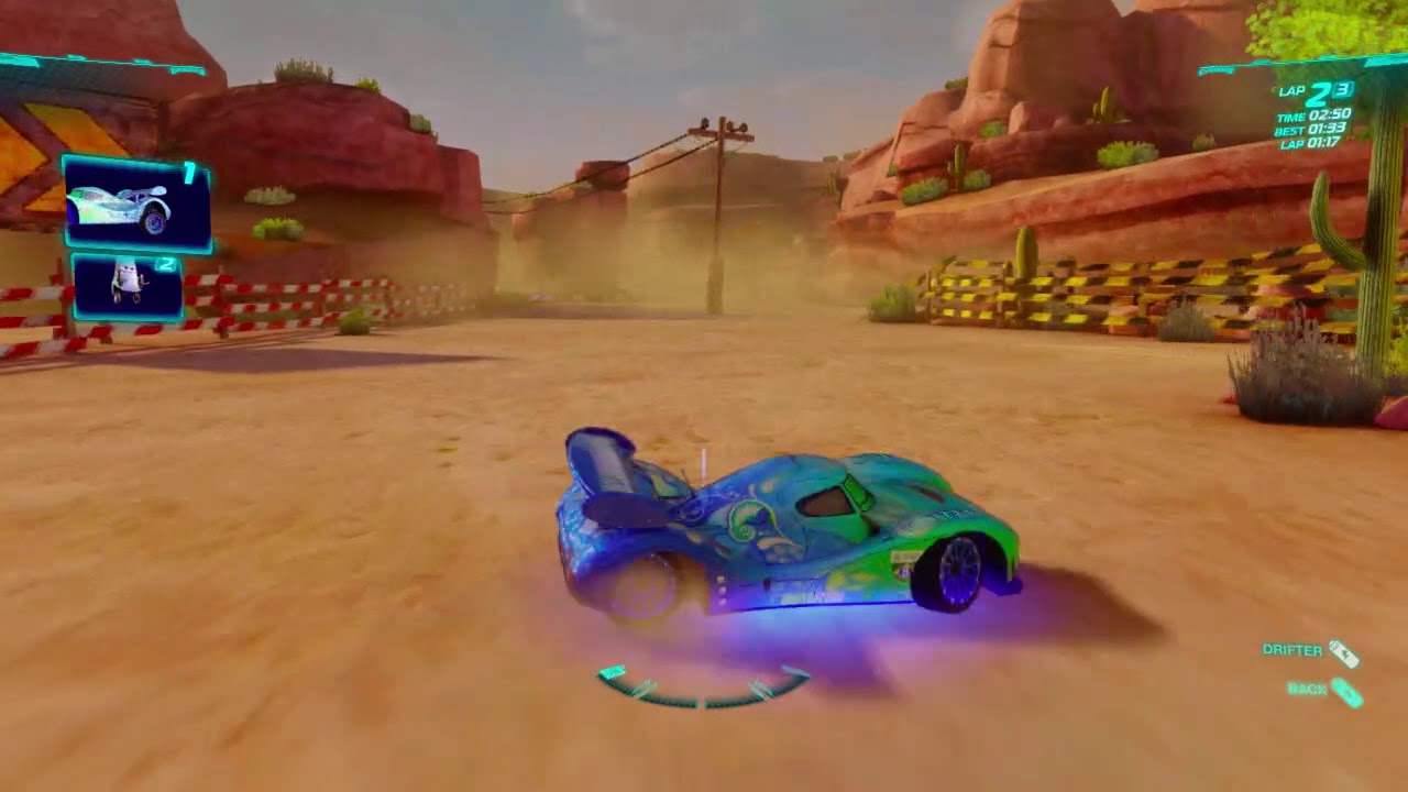Cars 2: The Video Game | Carla Veloso - Canyon Run! | WhitePotatoYT!