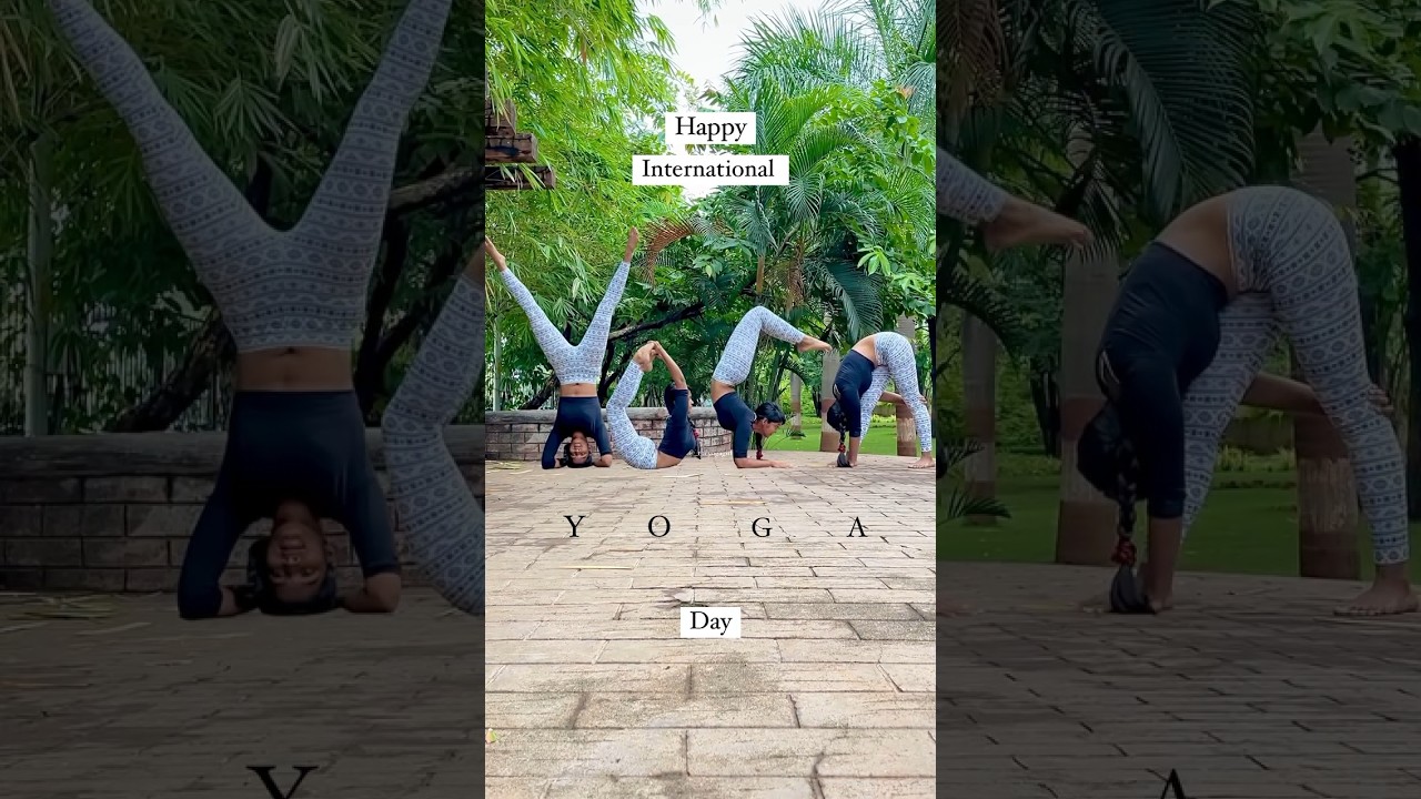 Happy International Yoga Day#yoga #yogaday #internationalday #internationalyogaday2024 #theyogagirl