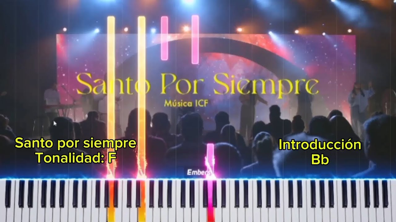 TUTORIAL PIANO | SANTO POR SIEMPRE | ADORACIÓN LA IBI