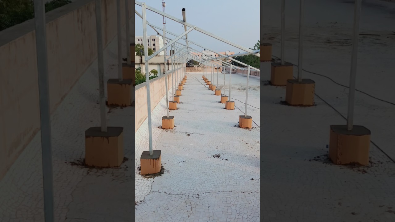 Solar stand foundation work done 👍✅ 