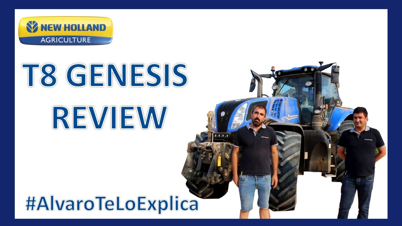 Nuevo New Holland T8 Genesis  El mejor tractor de alta potencia del mercado