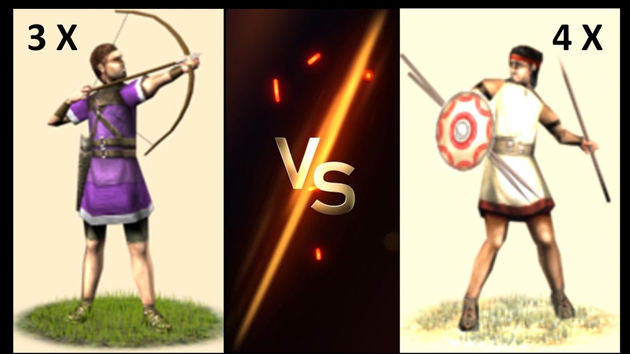 Can 3 Roman Archers beat 4 Peltasts?